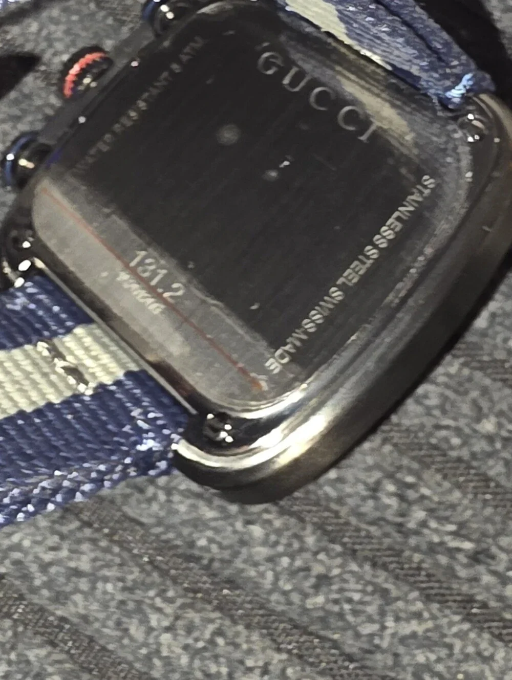 Gucci Coupe Chronograph  Model YA131202 or 131.2) New with Box and Tags
